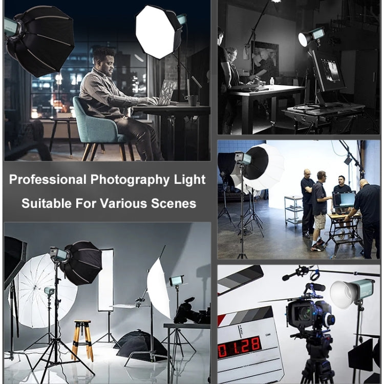 VLOGLITE P100 Professional Photography Video Fill Light 100W High Powerful Bright COB LED Light