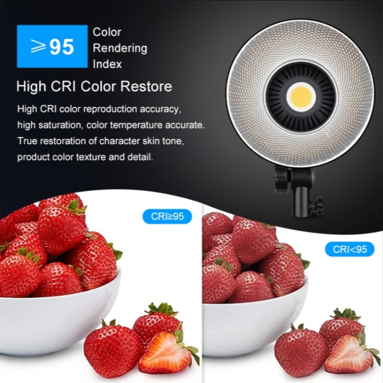 VLOGLITE P100 Professional Photography Video Fill Light 100W High Powerful Bright COB LED Light