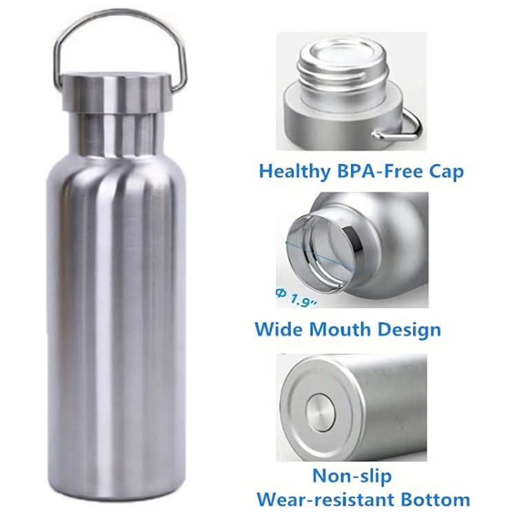 JUNSUNMAY 304 Stainless Steel Vacuum Bottle Wide Mouth Insulated Water Bottle Reluova