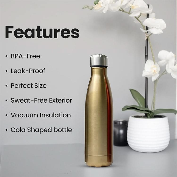 JUNSUNMAY 304 Stainless Steel Double-layer Vacuum Insulated Water Bottle Reluova