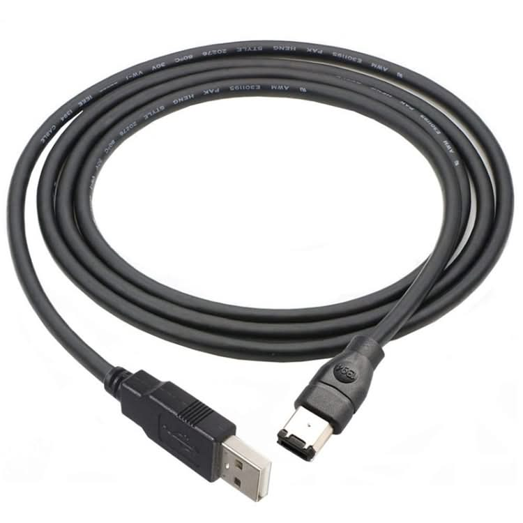 JUNSUNMAY Firewire IEEE 1394 6 Pin Male to USB 2.0 Male Adaptor Convertor Cable Cord My Store