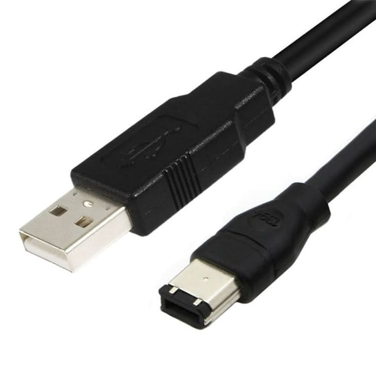 JUNSUNMAY Firewire IEEE 1394 6 Pin Male to USB 2.0 Male Adaptor Convertor Cable Cord My Store