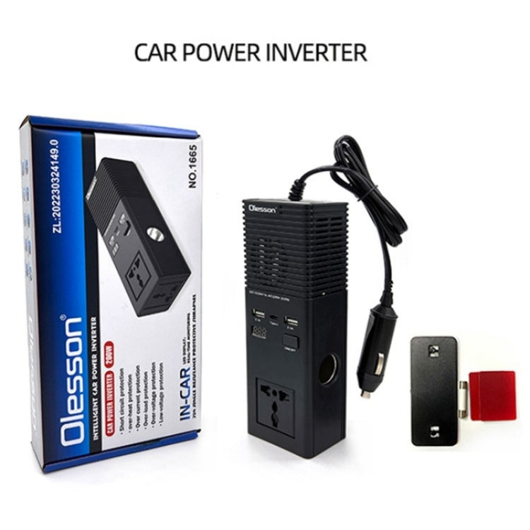 12V to 220V Car Power Inverter 200W Power Socket Car Cigarette Lighter Charger