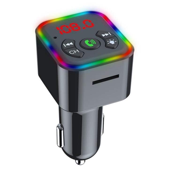 Colorful light Car Hands-free Call Bluetooth Receiver Support U Disk MP3 Player ÎҵÄÉ̵ê