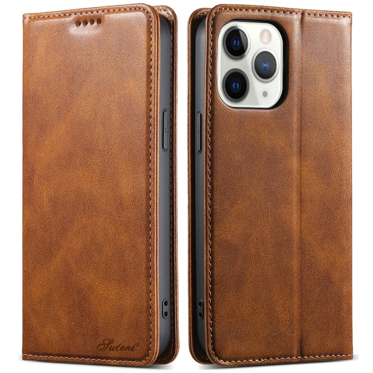 Suteni J02 Oil Wax Wallet Leather Phone Case, Series 2