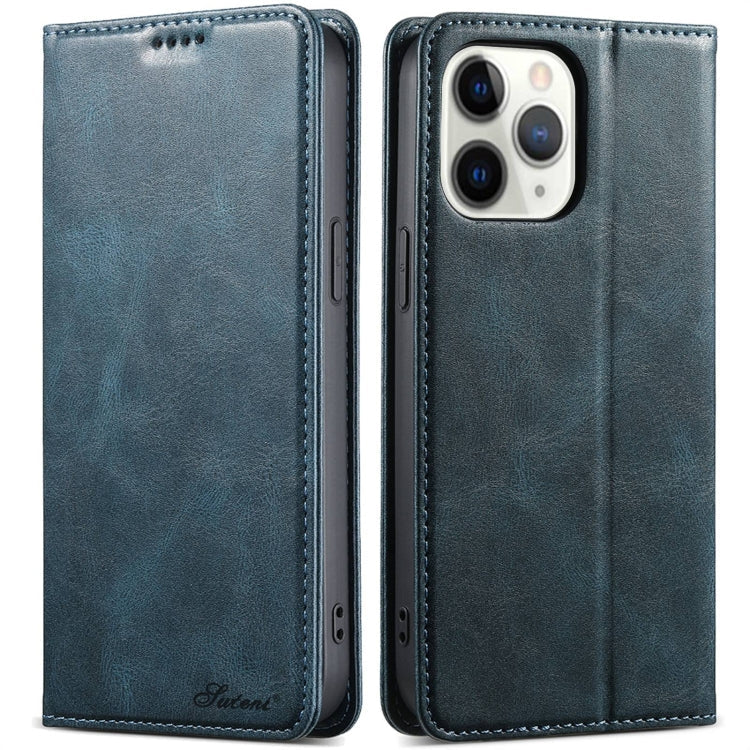 Suteni J02 Oil Wax Wallet Leather Phone Case, Series 2