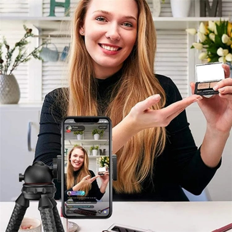 JMARY MT25 Portable Black With Phone Holder Ball Head Selfie Stick Flexible Octopus Tripod