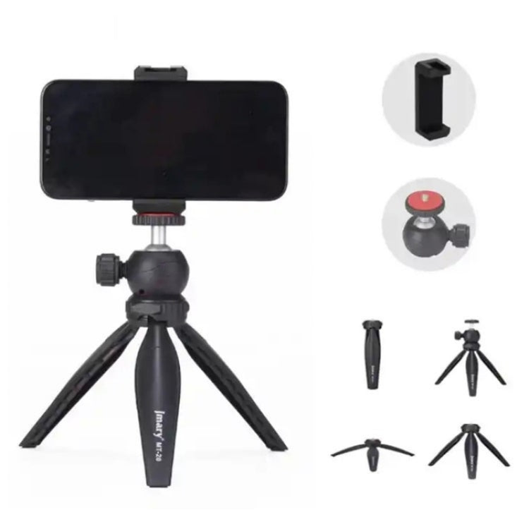 JMARY MT-20 Mini Portable 360 Degree Ball Head Selfie Stick Folding Desktop Tripod Phone Holder My Store