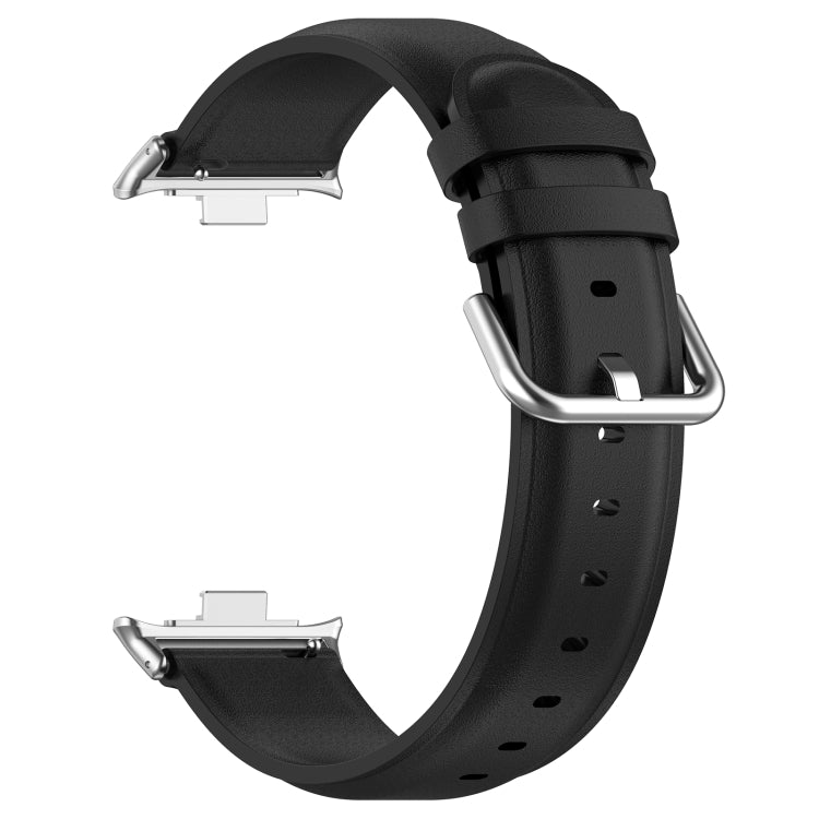 Round Tail Top Layer Leather Watch Band