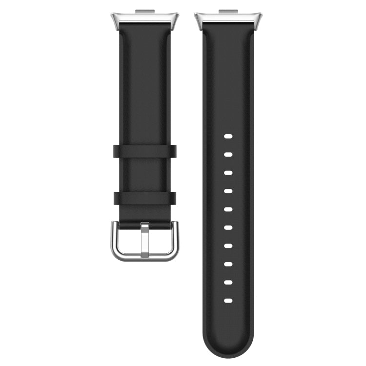 Round Tail Top Layer Leather Watch Band