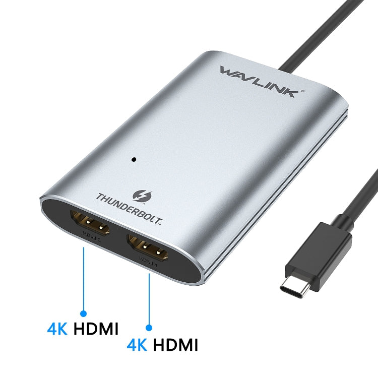 WAVLINK WL-UTA02H Multi-Screen Extender Converter Thunderbolt 3 to Dual HDMI Adapter My Store