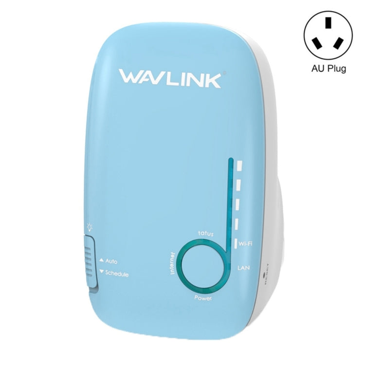 WAVLINK WN576K1 AC1200 Household WiFi Router Network Extender Dual Band Wireless Repeater (Blue)