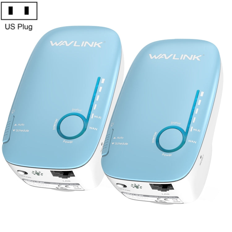 WAVLINK WN576K2 AC1200 Household WiFi Router Network Extender Dual Band Wireless Repeater (Blue) My Store