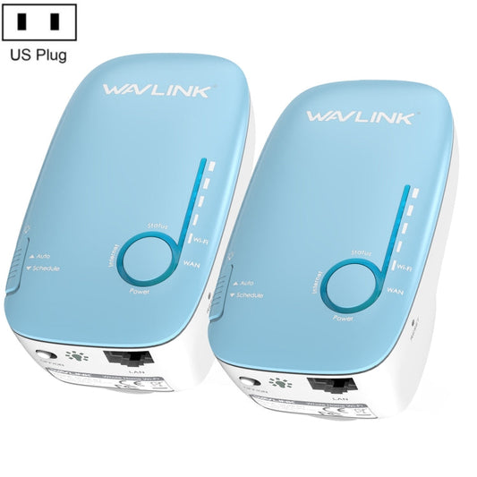 WAVLINK WN576K2 AC1200 Household WiFi Router Network Extender Dual Band Wireless Repeater (Blue)