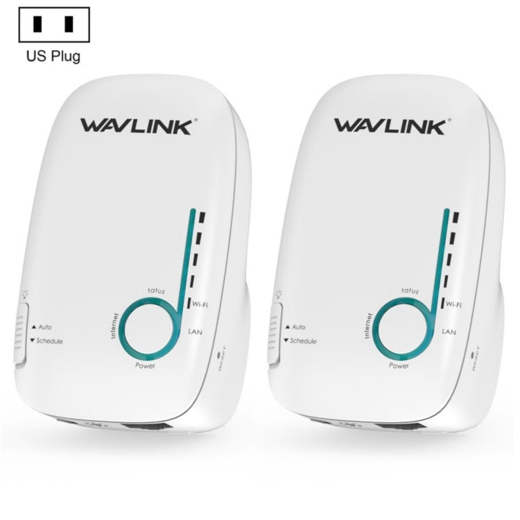 WAVLINK WN576K2 AC1200 Household WiFi Router Network Extender Dual Band Wireless Repeater (White)