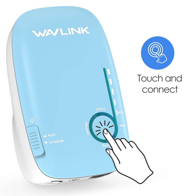 WAVLINK WN576K2 AC1200 Домашний WiFi-маршрутизатор Сетевой расширитель Двухдиапазонный беспроводной повторитель (белый)