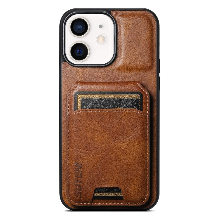 Suteni H02 Leather Wallet Stand Back Phone Case, Series 2