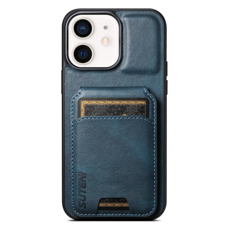 Suteni H02 Leather Wallet Stand Back Phone Case, Series 2