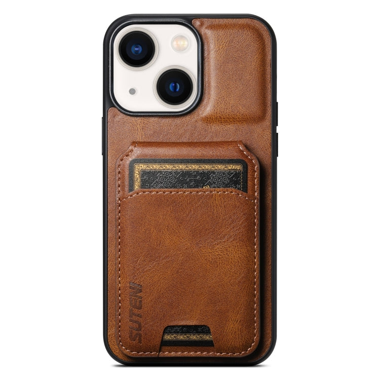 Suteni H02 Leather Wallet Stand Back Phone Case, Series 3