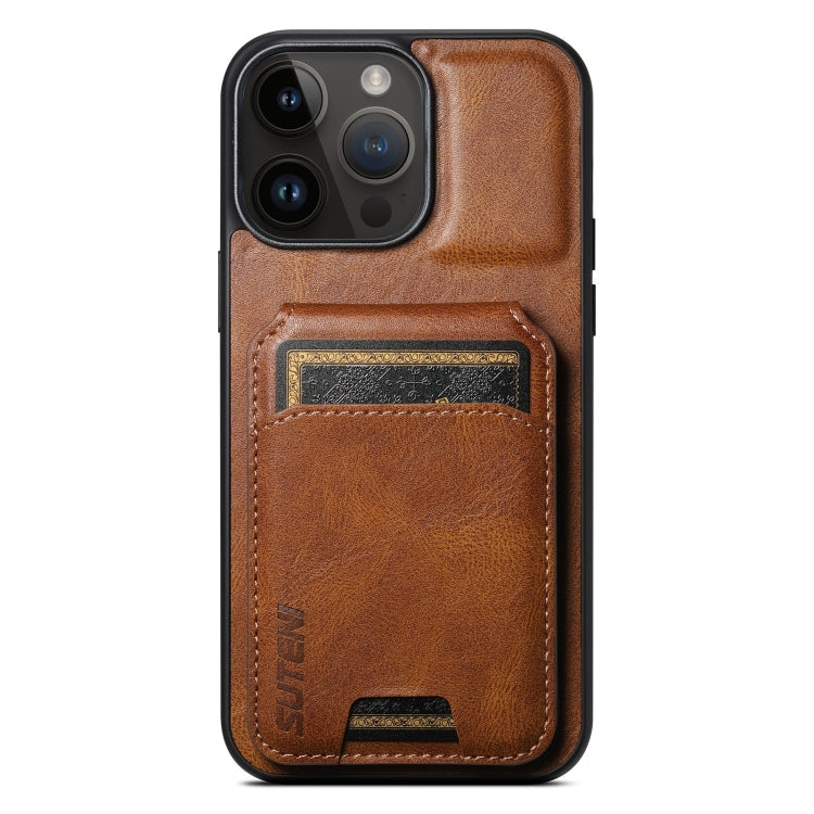 Suteni H02 Leather Wallet Stand Back Phone Case, Series 3