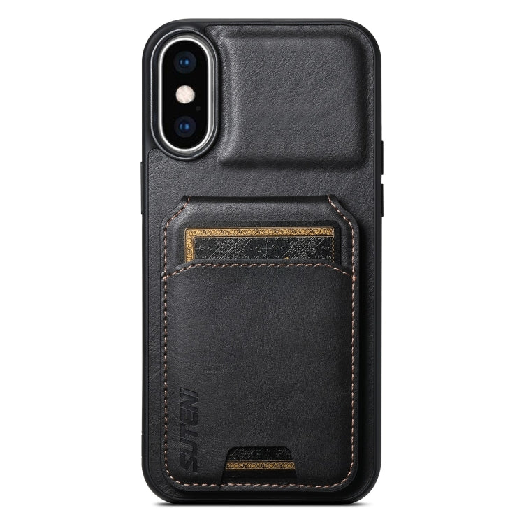 Suteni H02 Leather Wallet Stand Back Phone Case, Series 1