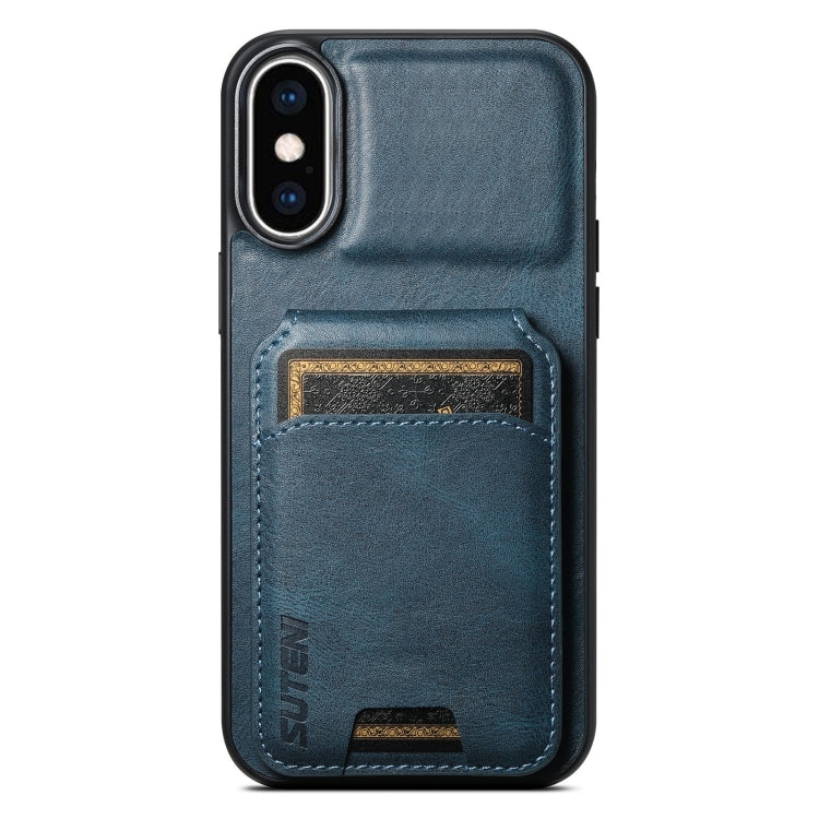 Suteni H02 Leather Wallet Stand Back Phone Case, Series 1