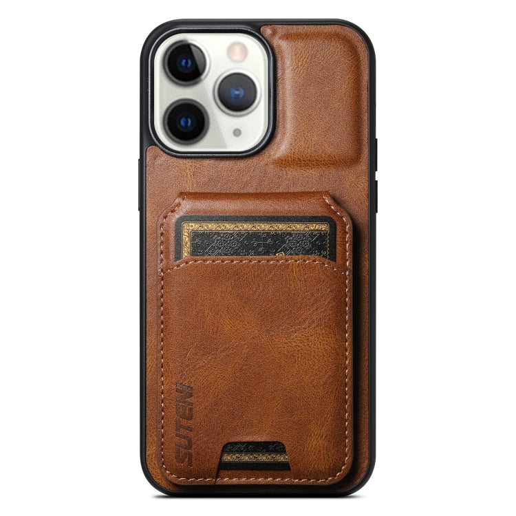 Suteni H02 Leather Wallet Stand Back Phone Case, Series 1