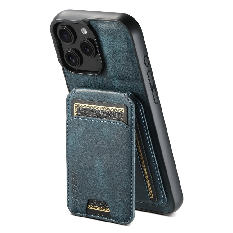 Suteni H02 Leather Wallet Stand Back Phone Case, Series 2