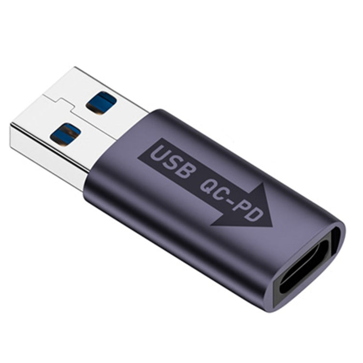 USB-A  Male QC3.1 to Type-C Female PD 10Gbps Converter Adapter