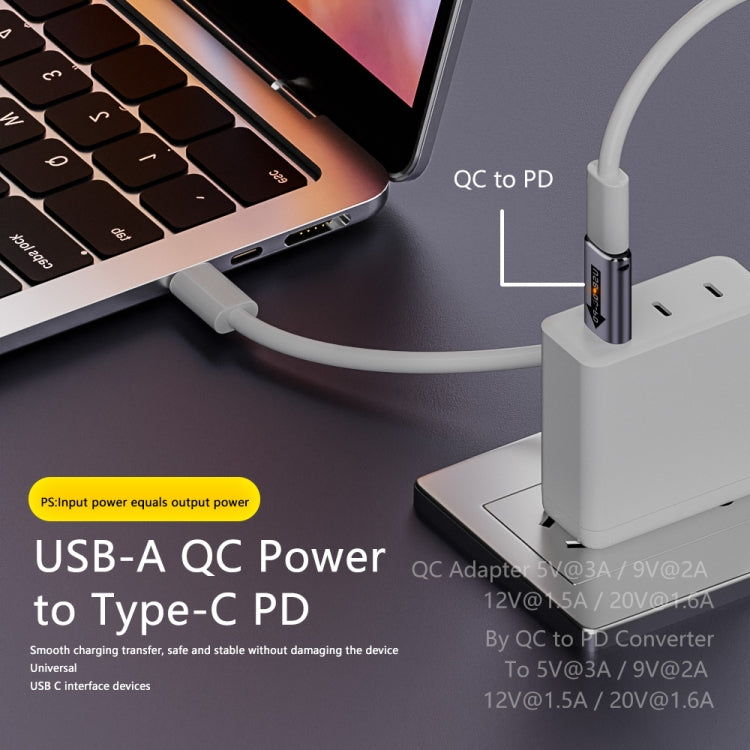 USB-A  Male QC3.1 to Type-C Female PD 10Gbps Converter Adapter My Store