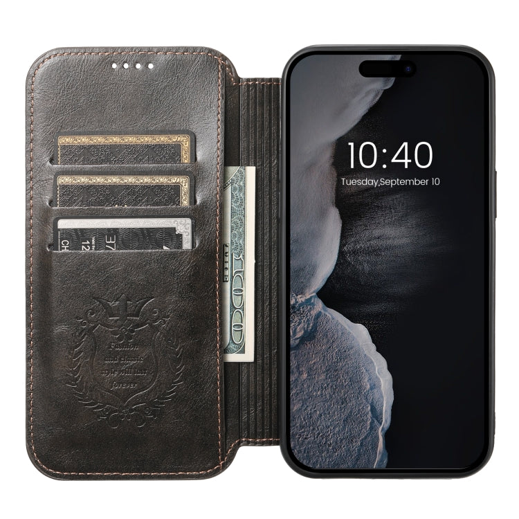 Suteni J05 Leather Magnetic MagSafe Phone Case, Series 1