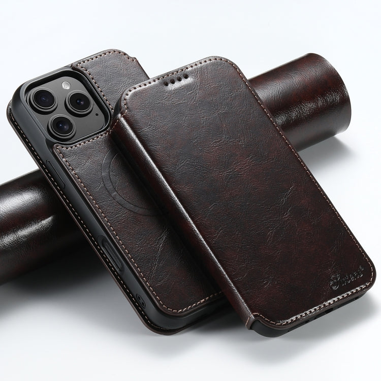 Suteni J05 Leather Magnetic MagSafe Phone Case, Series 1