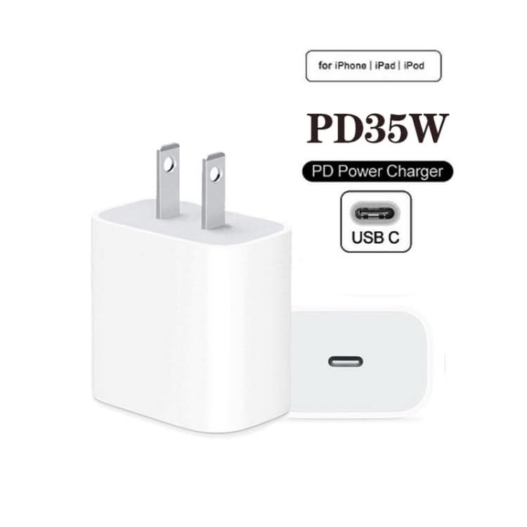 PD35W USB-C / Type-C Port Charger for iPhone / iPad Series, US Plug