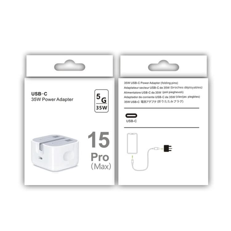 PD35W USB-C / Type-C Port Charger for iPhone / iPad Series, UK Plug