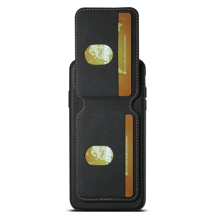 Suteni H02 Litchi Leather Card Wallet Stand Back Phone Case, Series 1