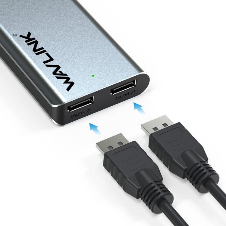 WAVLINK WL-UTD05 Multi-Function 4-in-1 Extender Type-C to DP Thunderbolt 3 Connector 4K Transfer