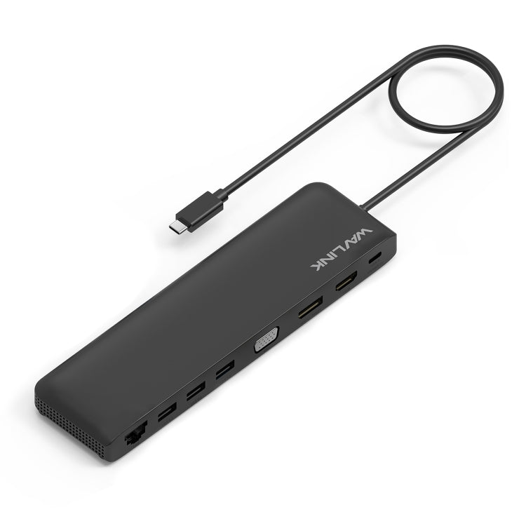 WAVLINK WL-UMD04 Portable USB-C to HD / DVI / VGA Slim Converter Type-C Hub Adapter