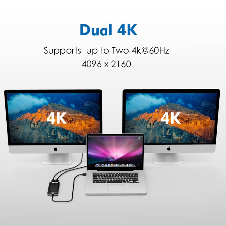 WAVLINK WL-UTA01H Type-C Thunderbolt 3 to Dual HDMI Multi-Screen Extender Splitter Adapter My Store