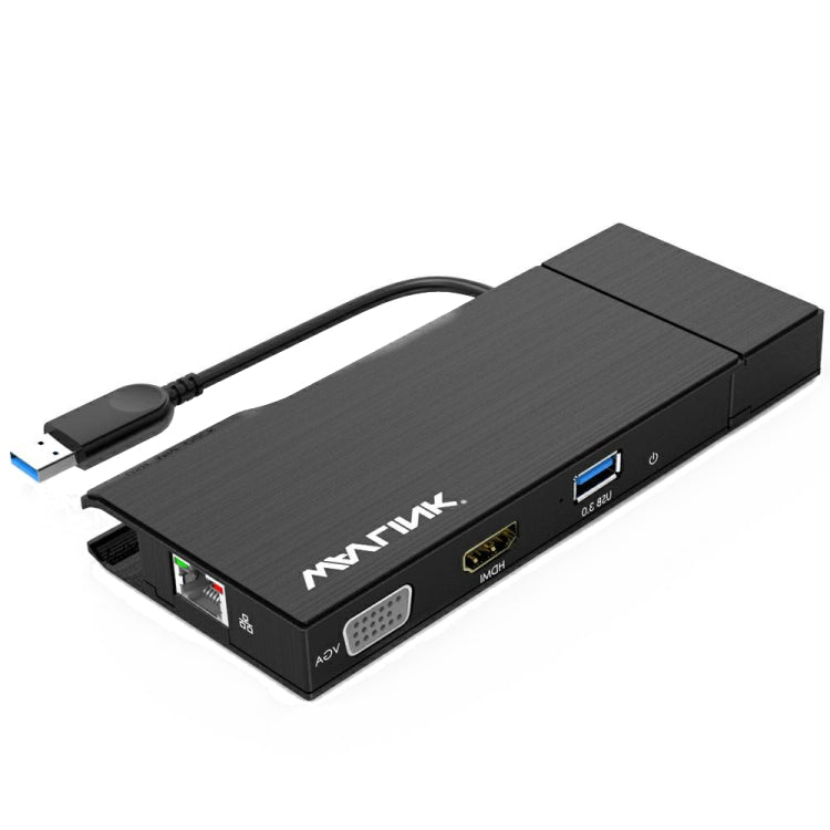 WAVLINK WL-UG39DH2 USB3.0 to HD / VGA / Gigabit Ethernet Splitter Adapter My Store