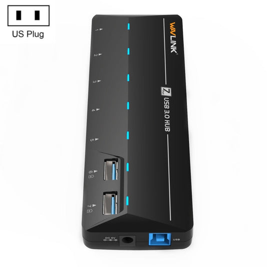 WAVLINK WL-UH3073D USB3.0 HUB Adapter 7-Port Docking Station with Individual Switch