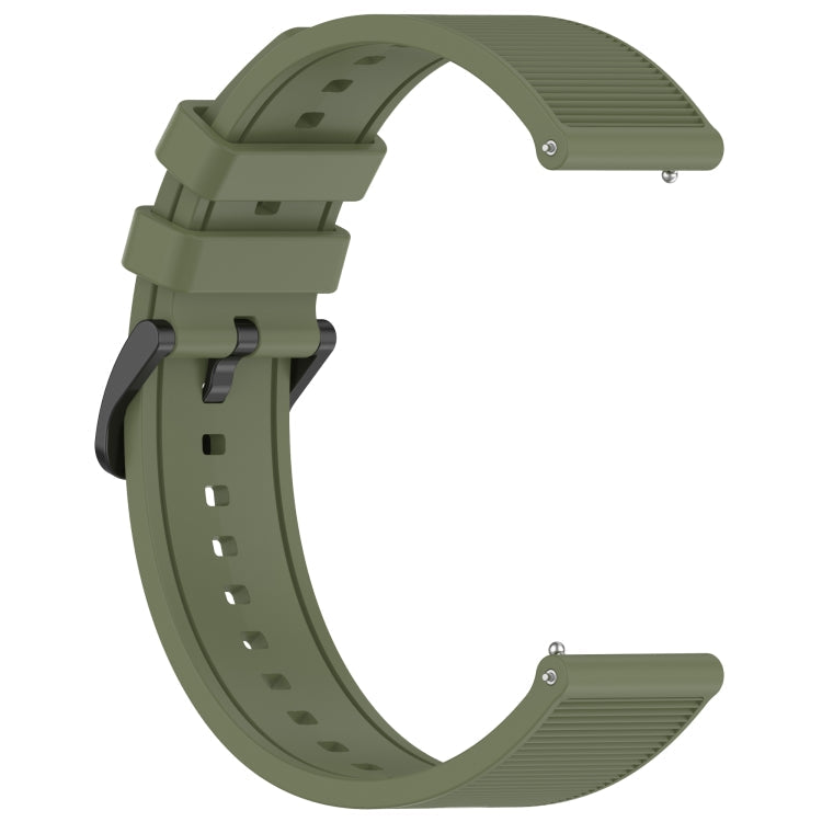 22mm Textured Silicone Solid Color Watch Band, Series 4-Reluova