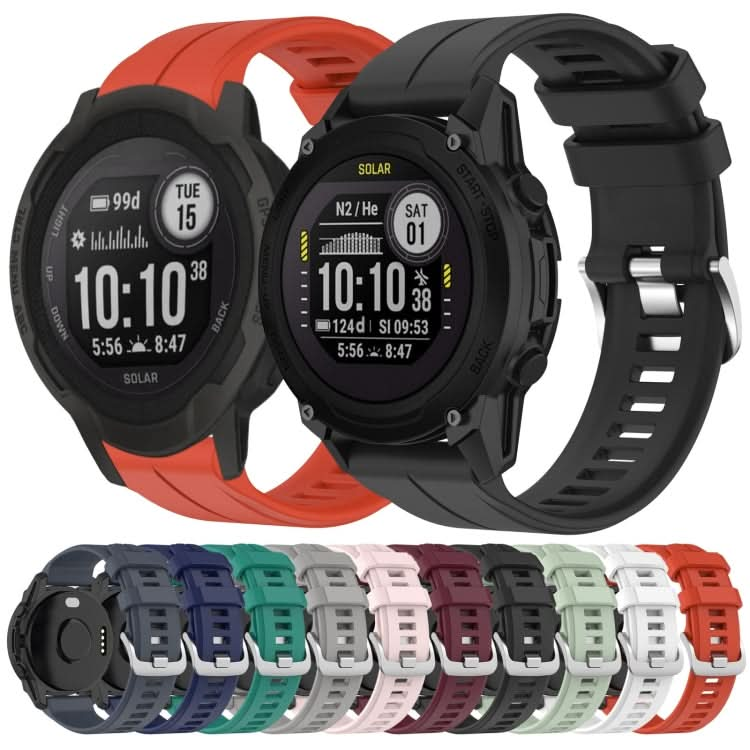 Solid Color Sports Silicone Watch Band