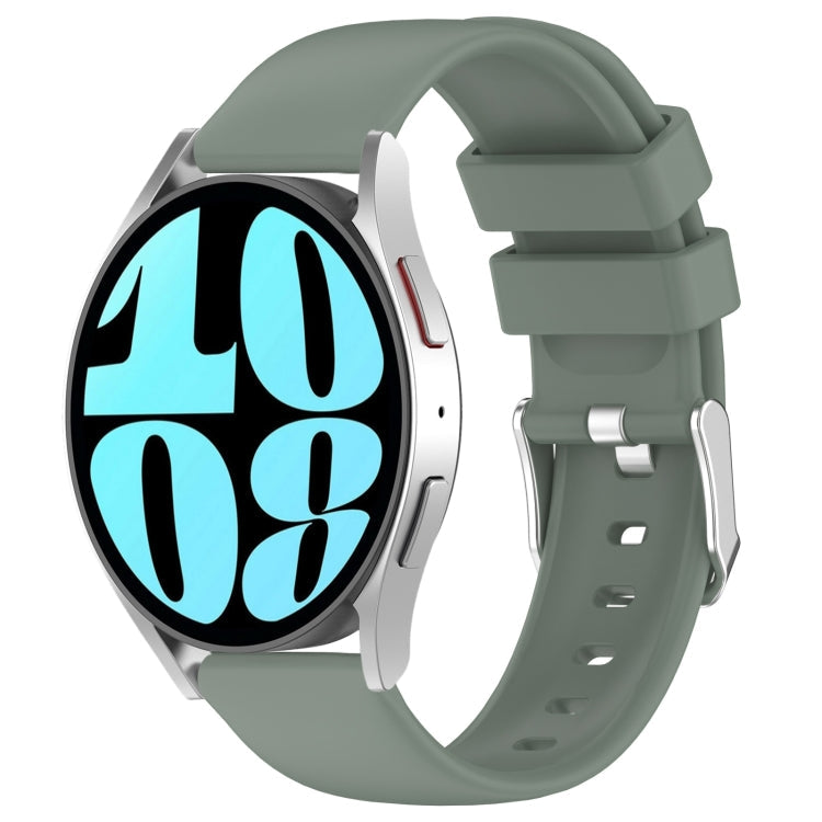 20mm Smooth Solid Color Silicone Watch Band, Series 4