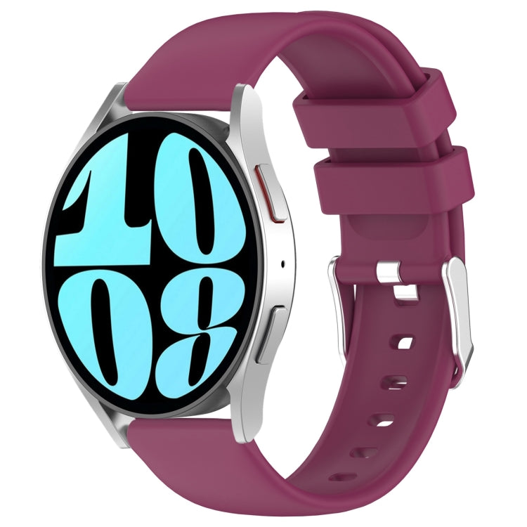 20mm Smooth Solid Color Silicone Watch Band, Series 4-Reluova