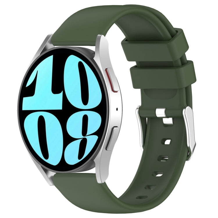 20mm Smooth Solid Color Silicone Watch Band, Series 4