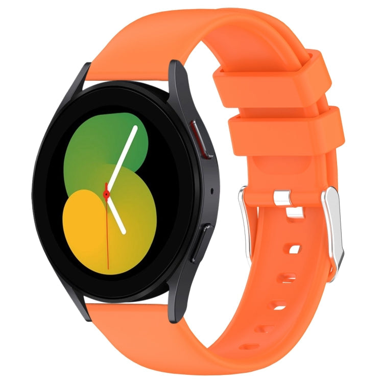 20mm Smooth Solid Color Silicone Watch Band, Series 5