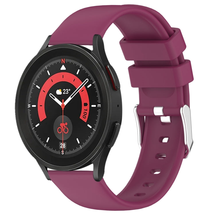 20mm Smooth Solid Color Silicone Watch Band, Series 3-Reluova