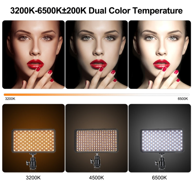 VLOGLITE W228 Dual Color Temperature Portable Photographic Fill Light High-Brightness Video Light My Store