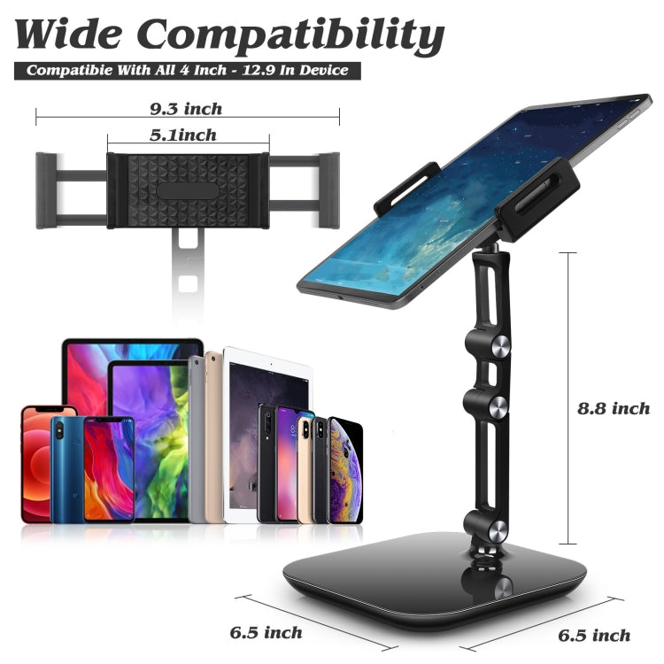 NS-06B 360 Degree Rotating Foldable Desktop Tablet Phone Holder Reluova