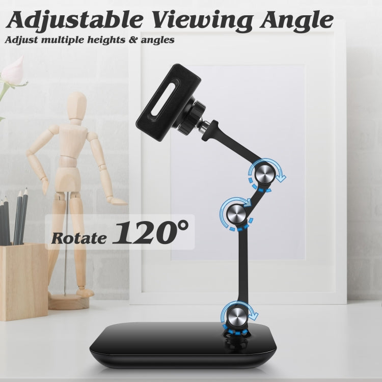 NS-06B 360 Degree Rotating Foldable Desktop Tablet Phone Holder Reluova